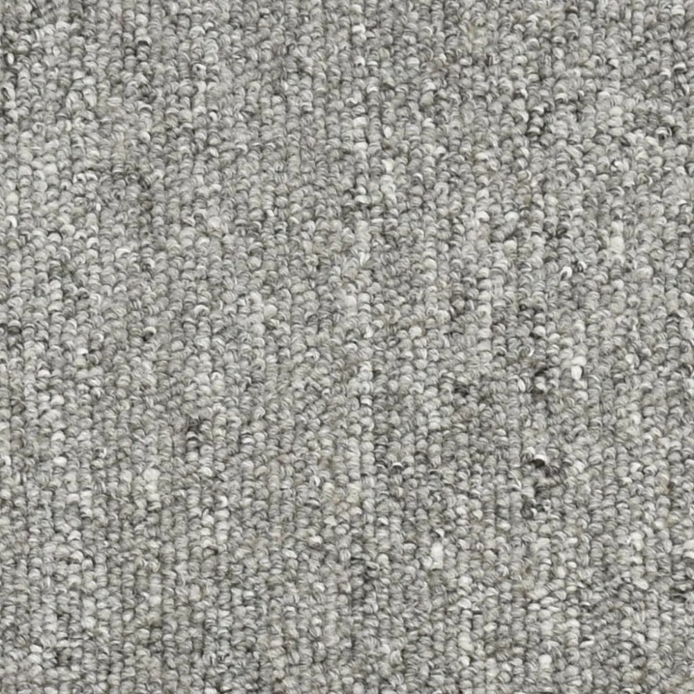 15 db világosszürke, félkör alakú, nagy lépcsőszőnyegek 65 x 24 x 4 cm