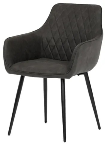 Autronic Étkezőszék fekete szövet DCH-225 BK3
