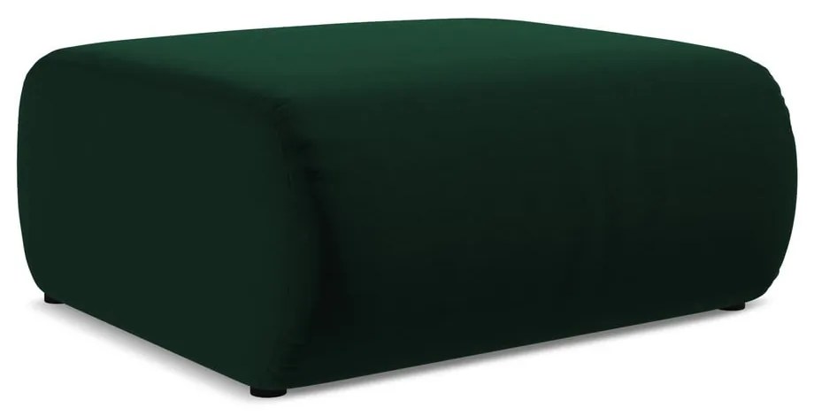 Sötétzöld bársony lábtartó Ekahi – Makamii