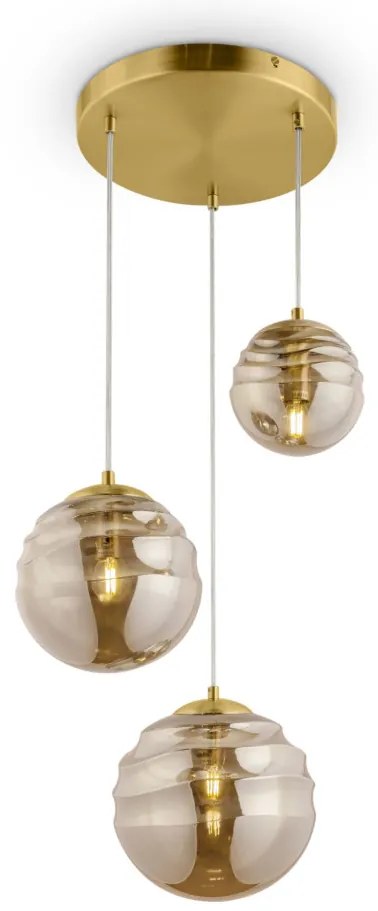 Maytoni VINARE P074PL-03BS Függőlámpa 3x40W/E14