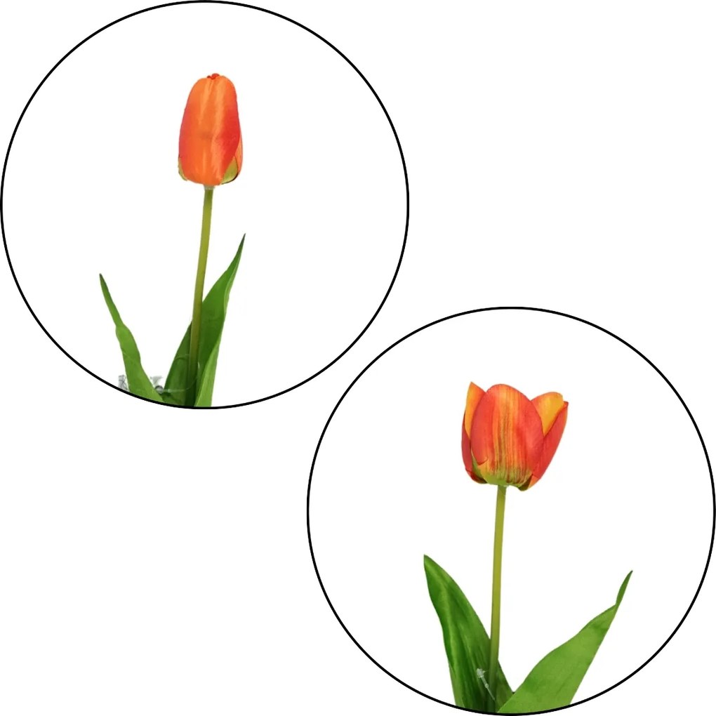 Művirág TULIP 54 cm - több színben Termék színe: Rózsaszín