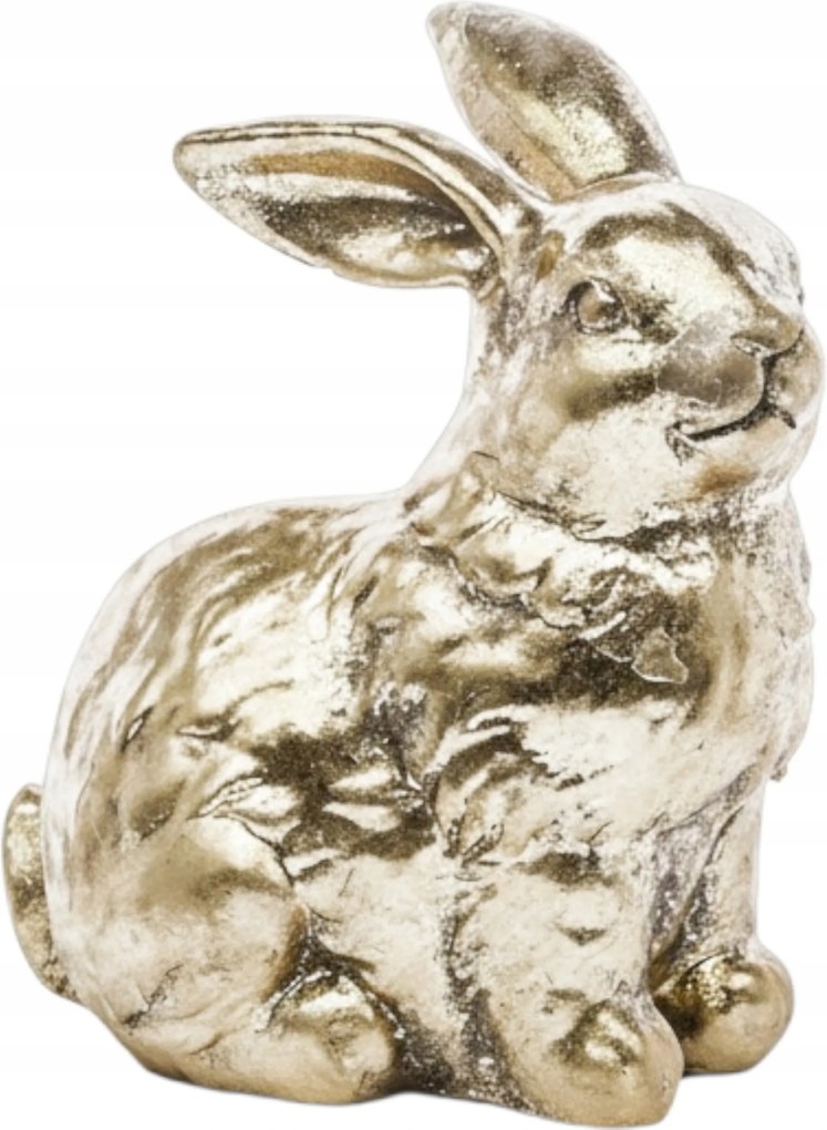 Nyuszi húsvéti figura arany nyuszi dekoráció glamour dekoráció