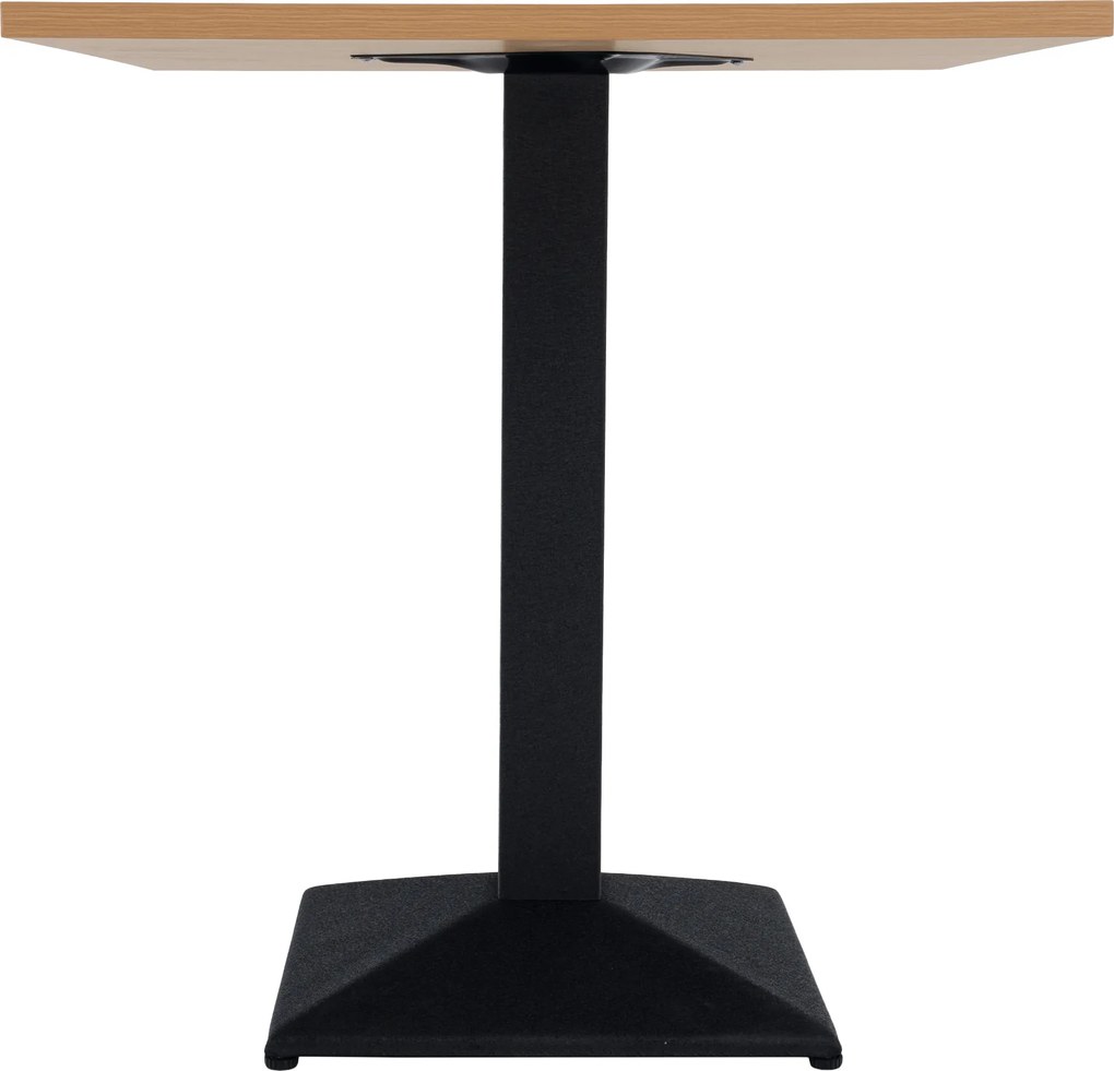 Bisztró asztal, tölgy sonoma/fekete, 70x70 cm, RINALDO TYP 1