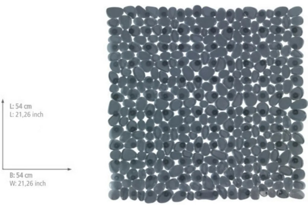 Wenko Paradise zuhanytálca alátét 54 x 54 cm, antracit, S