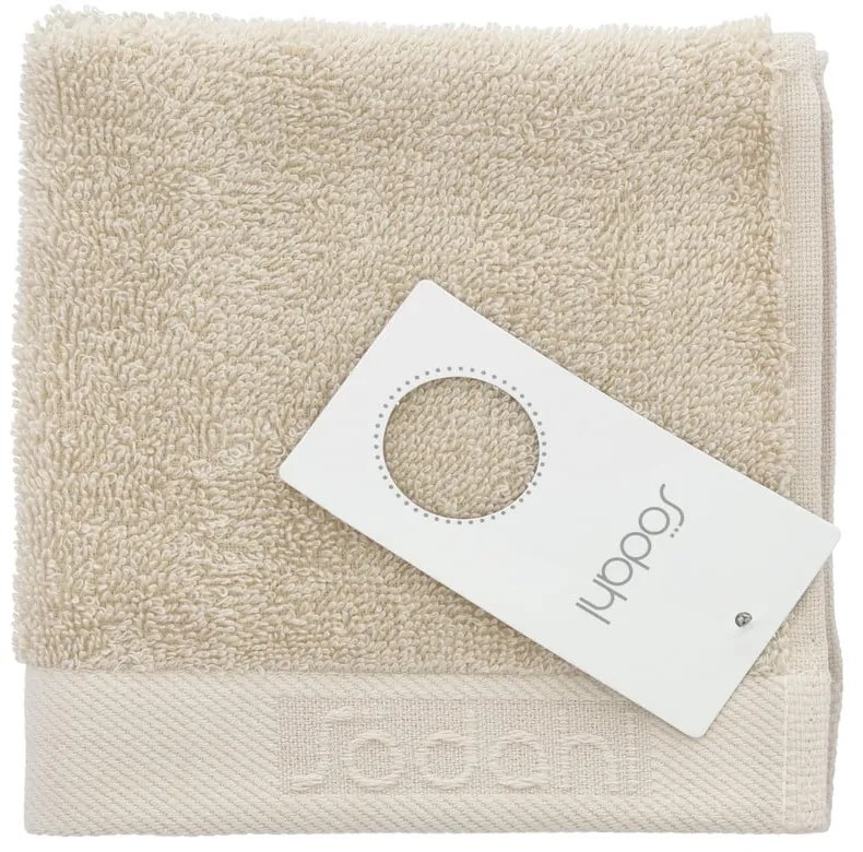 Bézs frottír pamut törölköző 30x30 cm Comfort – Södahl