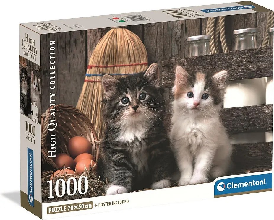 Cicás Lovely 1000 db-os Compact puzzle Clementoni