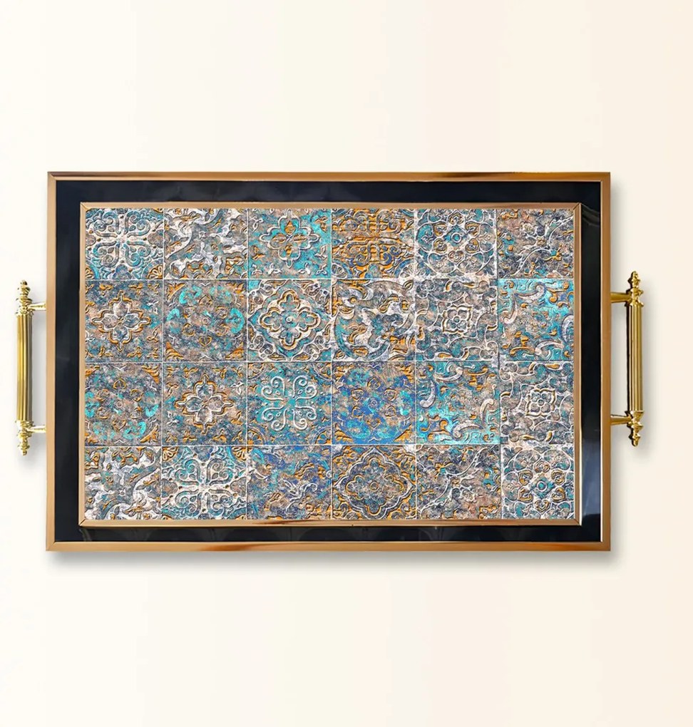 Üveg tálca, 38×24 cm – TPA9857