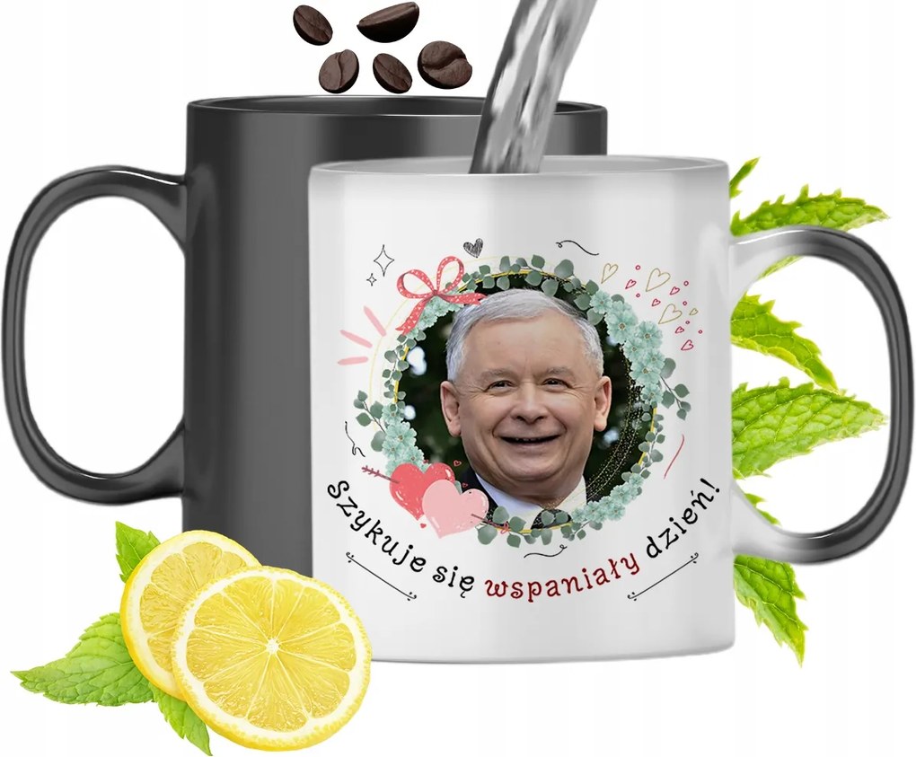 Mágikus Bögre Kaczynski Színváltós Bögre fényképes nyomtatással