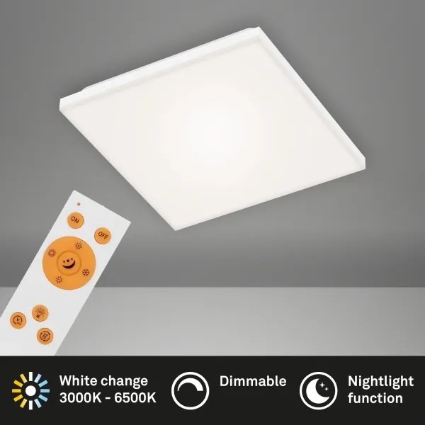 Briloner 7378-016 - LED Dimmelhető panel LED/12W/230V + + távirányító