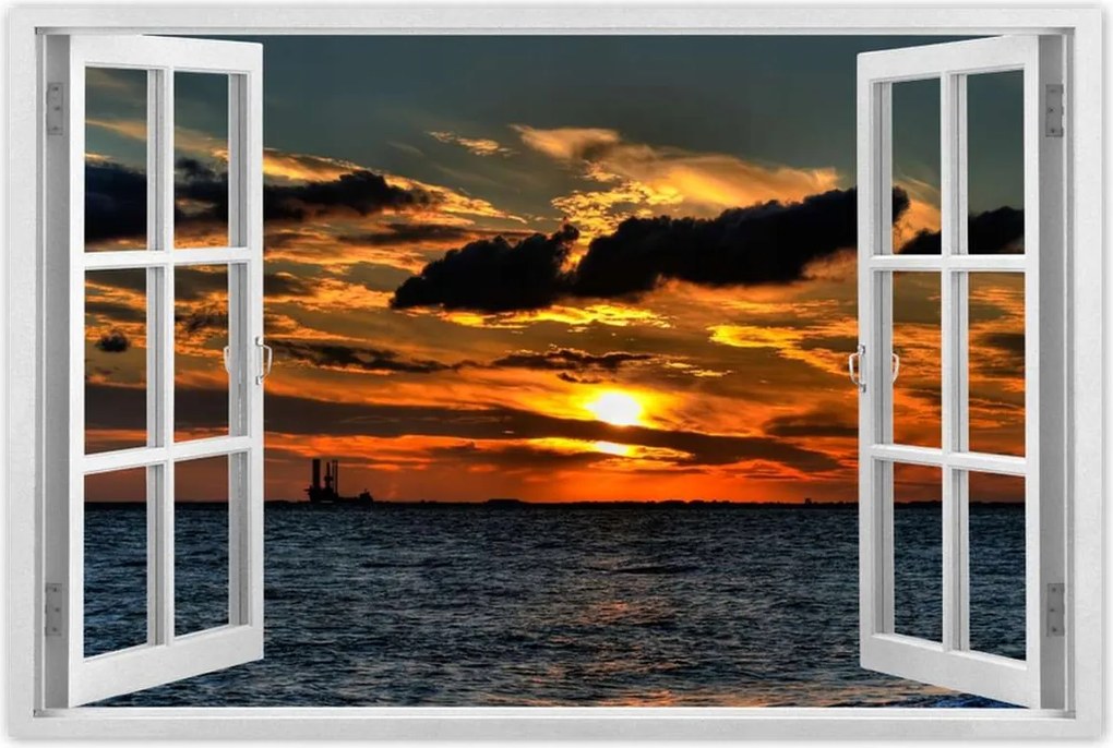 Poszterek 60x40 Naplemente a tengerparton