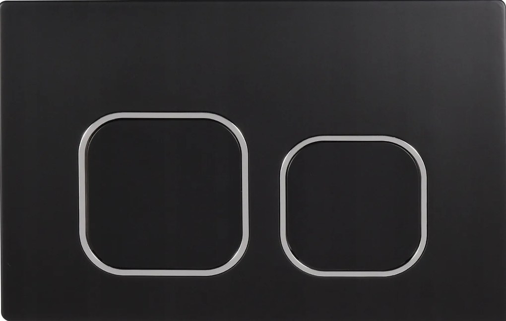 Claro nyomógomb matt fekete Geberit Duofix Delta UP100 wc állványhoz