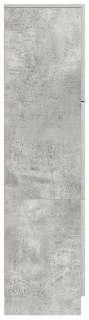 Magas Tároló Beton szürke 31,5 x 32 x 124 cm Faanyag