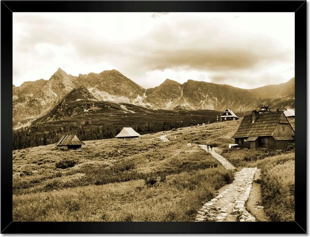 Poszterek keretben 40x30 Tátra Lengyel hegyek Kilátás