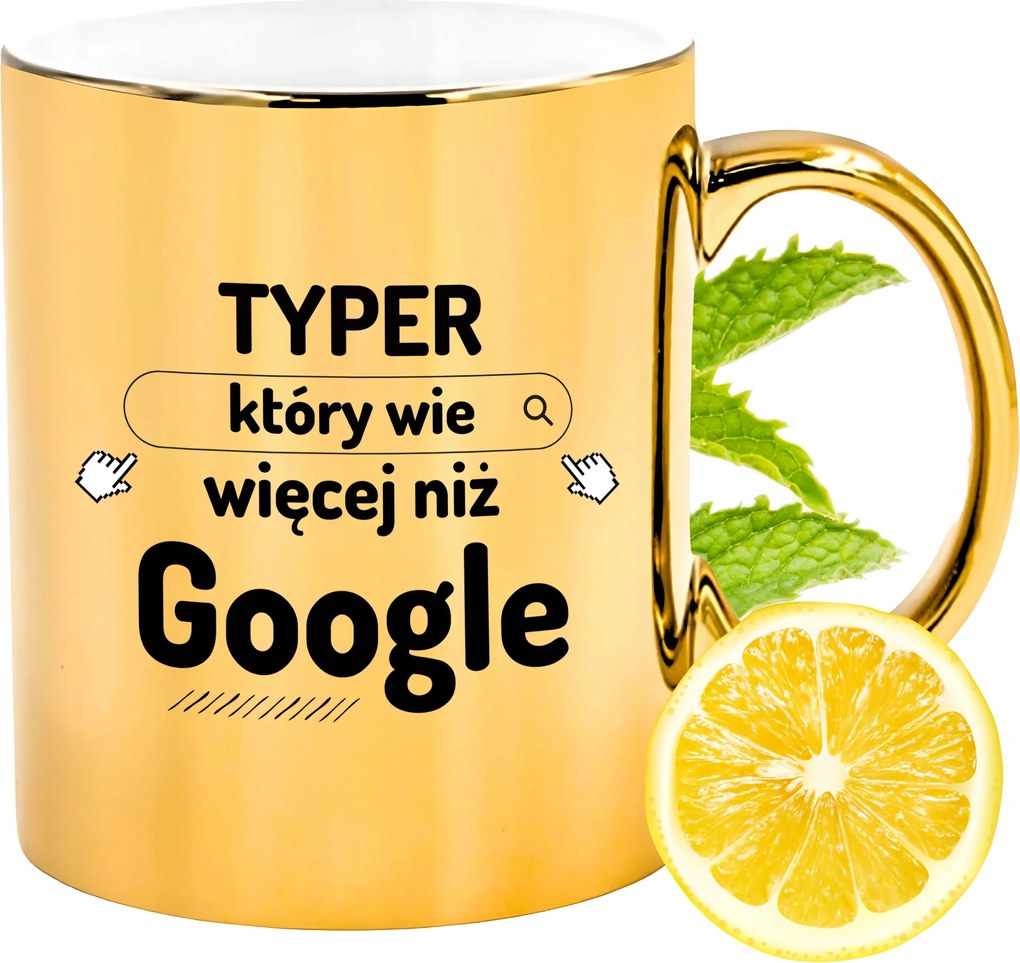 Prémium Arany Fényes Bögre Ajándék Nyomtatott Fénykép