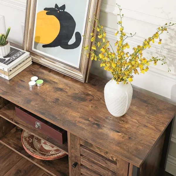 VOLTAR TV-állvány, barna/fekete