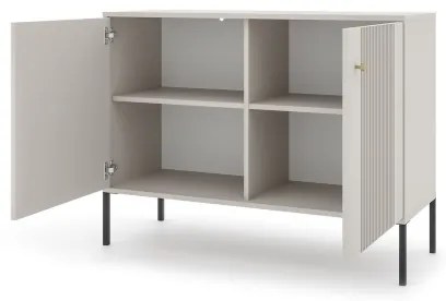 LUE komód, bézs/fekete