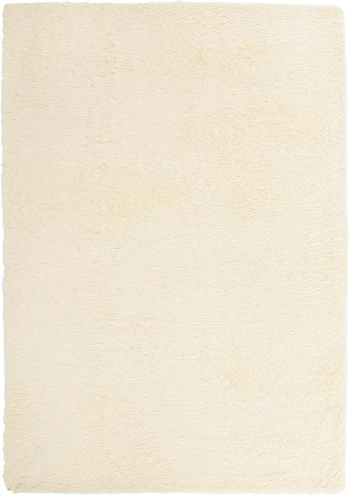 vidaXL krém poliészter hosszú szálú NAVARRA bozontos szőnyeg 240x340cm