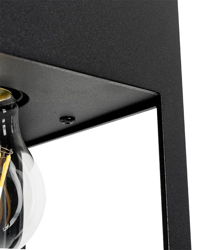 Modern mennyezeti lámpa fekete 2-lámpás - Cela