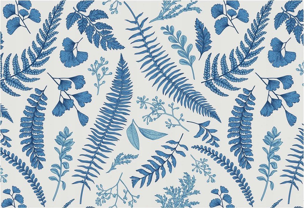 Fotótapéta Flizelin az Otthon Szobájához 3D Botanikus minták 152x104 Ragasztó