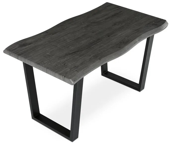 Étkezőasztal 140×80 cm, MDF, Szürke Tölgy. GREY
