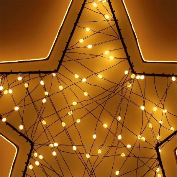 Brilagi - LED kültéri karácsonyi dísz LED/2,6W/230V IP44 47x45 cm csillag