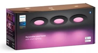 Philips -KÉSZLET 3x LED RGBW Dimmelhető fürdőszobai lámpa Hue SLIM LED/8,3W/230V