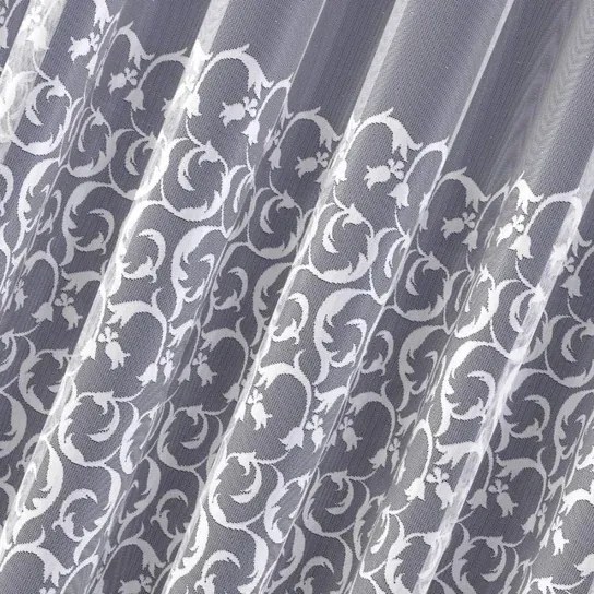 Mg Függöny jacquard 618/308 Fehér 180cm magas 0,5mb lengyel