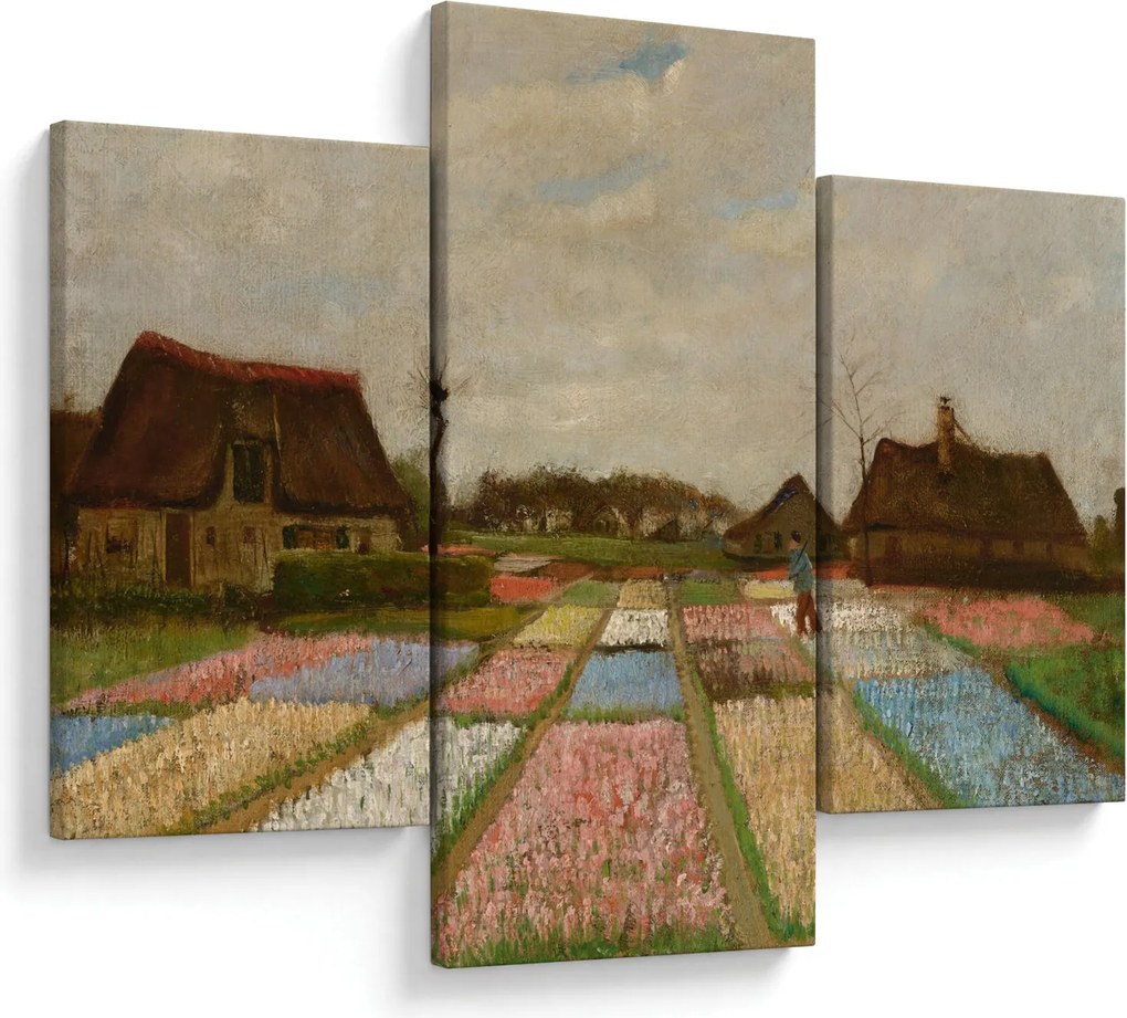 Kép - Vincent van Gogh, Flower Beds in Holland, reprodukciók (90x60 cm)