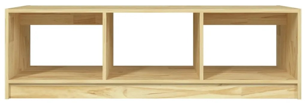 Tömör fenyőfa dohányzóasztal 110 x 50 x 34 cm