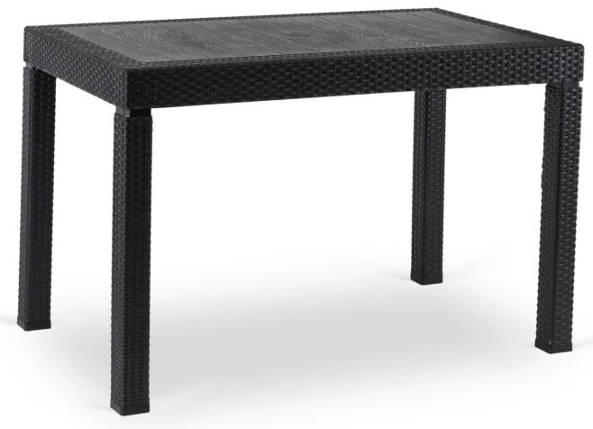 Fargo fekete rattan asztal