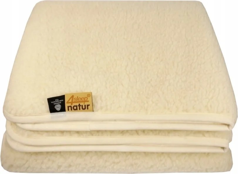 Báránygyapjú takaró Natur 160x200cm