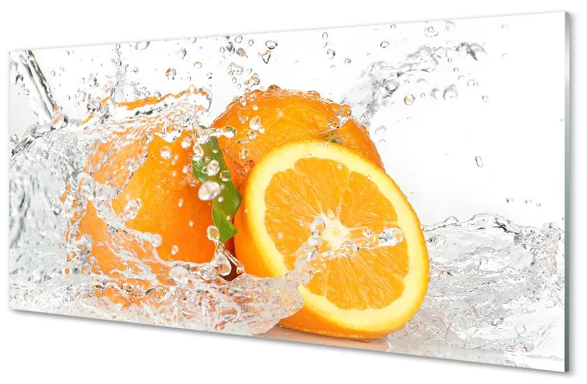 Akrilképek Narancs vízben 140x70 cm