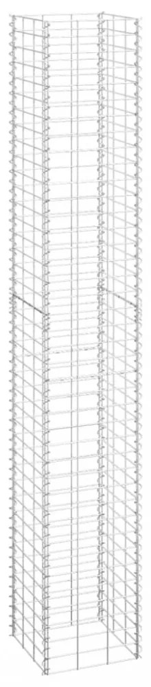 3 db vas gabion magaságyás 30 x 30 x 200 cm