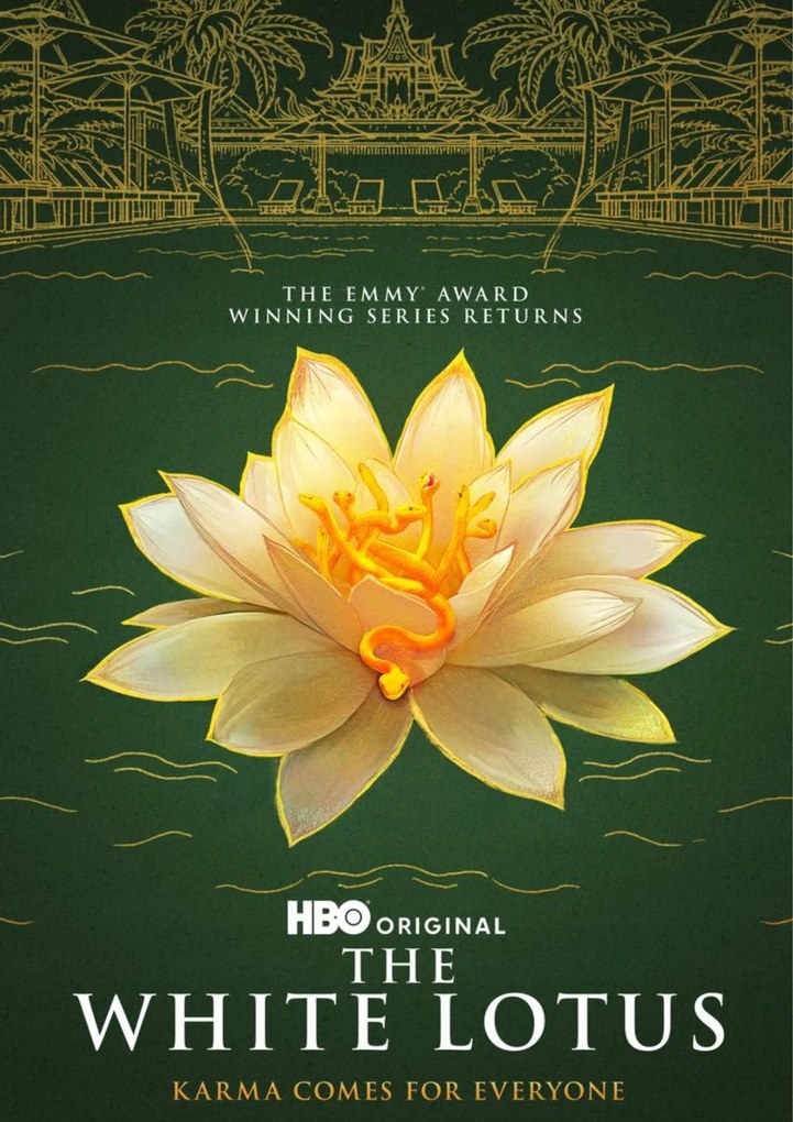 Poszter 21x30 cm A4 Fehér lótusz White Lotus sorozat