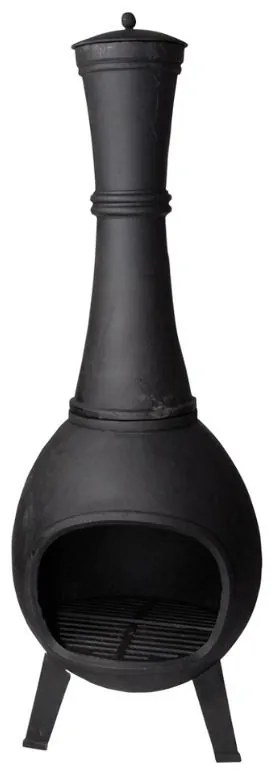 Öntöttvas teraszfűtő kályha, 121 cm