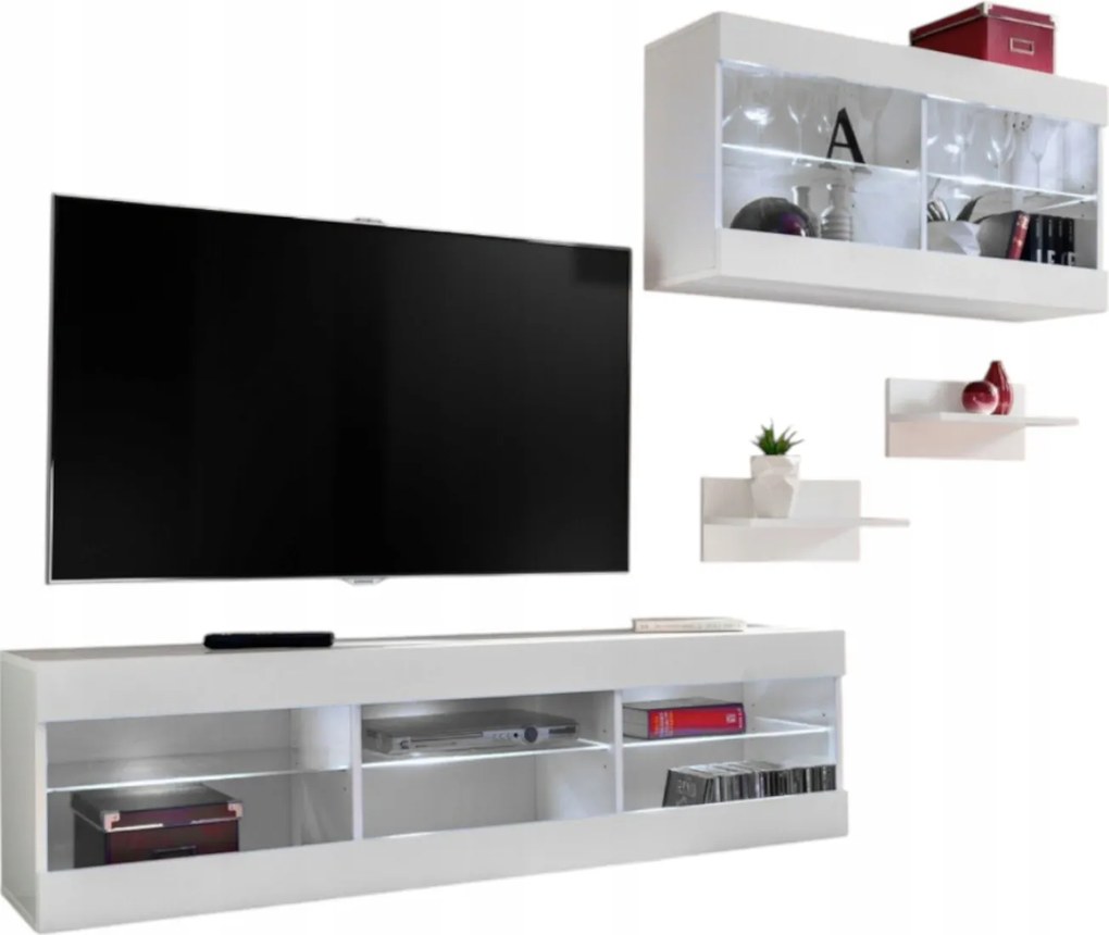 Rtv bútor szett Tivoli SET3 Fehér/Fehér