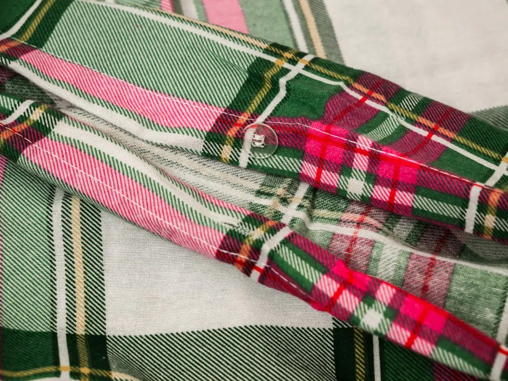 Színes LANECO flanel ágyneműhuzat Ágyneműhuzat mérete: 2 db 70 x 90 cm | 200 x 220 cm