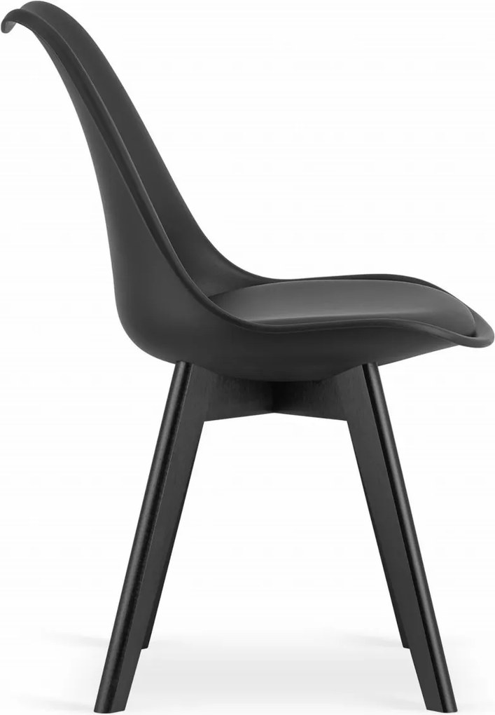 AKCIÓ Fekete BALI MARK szék fekete lábakkal II. osztály