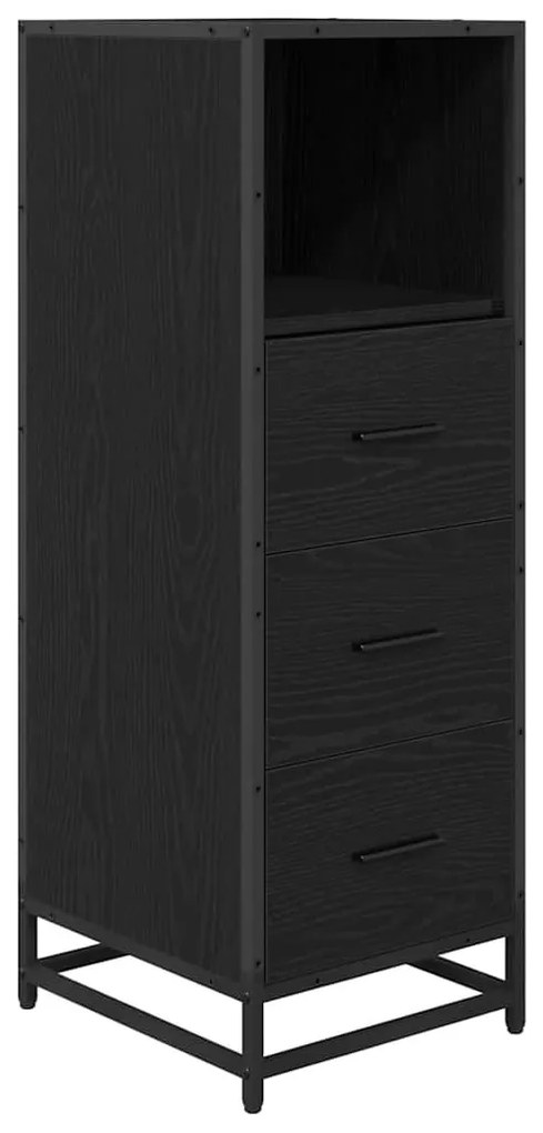 Fürdőszoba bútor szett 4 pcs Musta tammi 65 x 33 x 60 cm