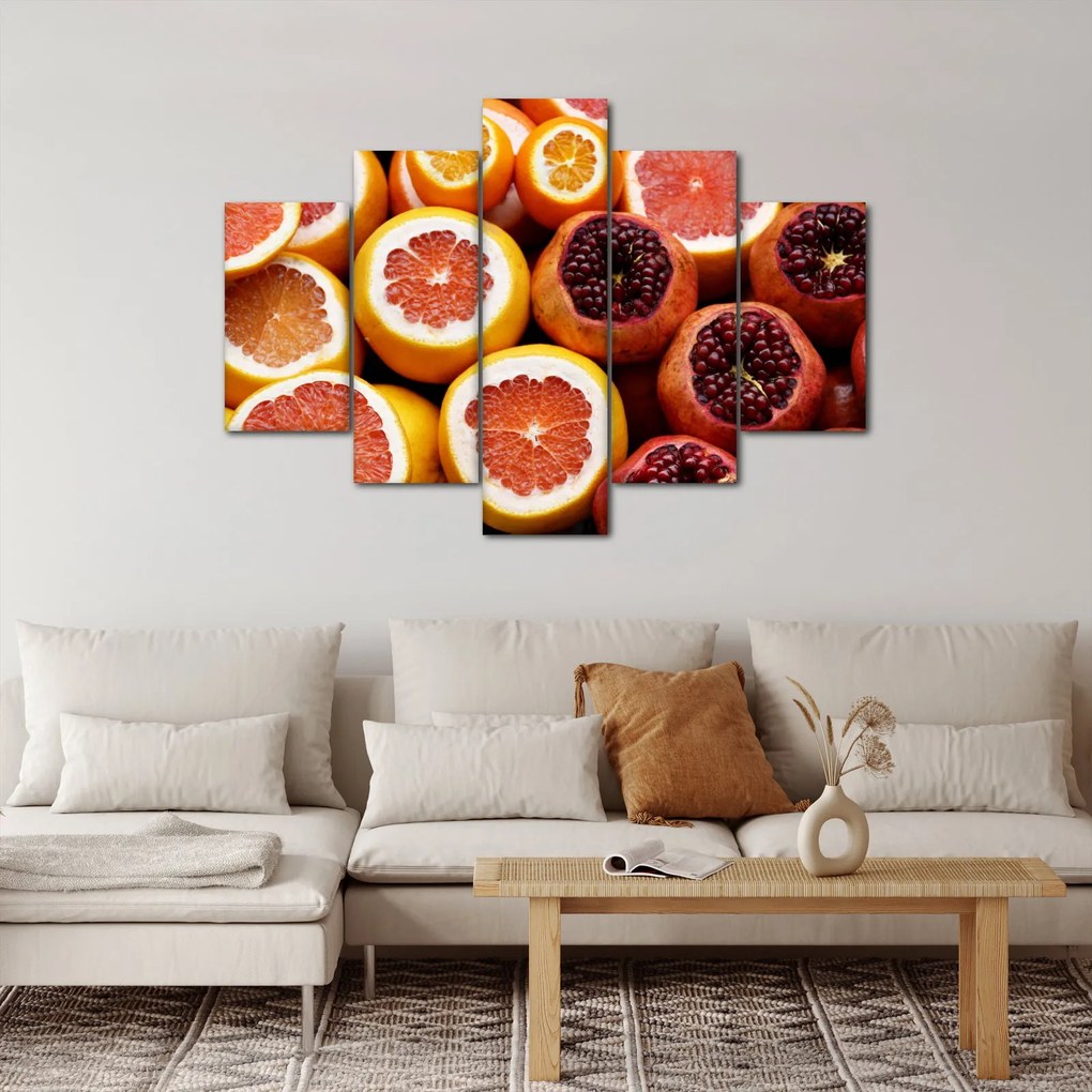 Narancsok és gránátalmák képe (150x105 cm)