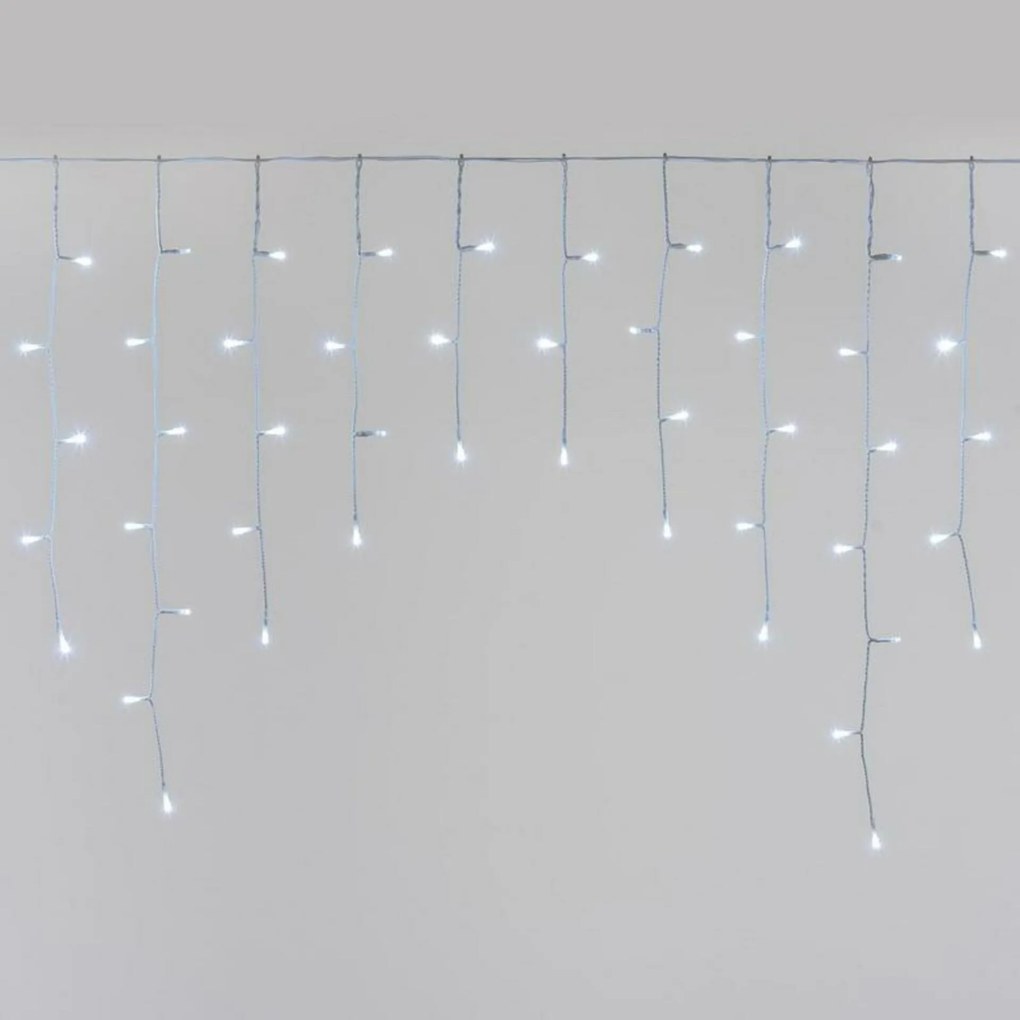 Xmas King XmasKing Flash Led cseppkő 4,2x0,7m 186 Led, 24V kültéri csatlakoztatható