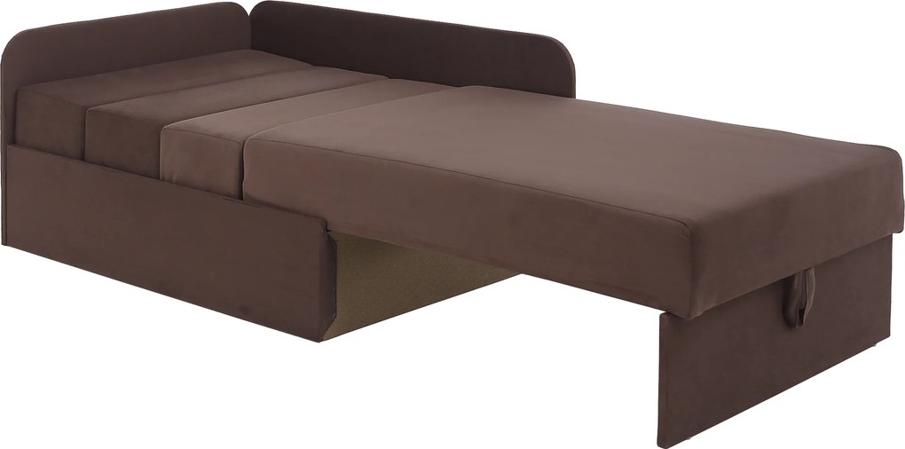 Kinyitható heverő, barna Taupe, MONTES UNI