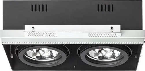 RENDL ELECTRA II černá 12V LED G53 2x15W