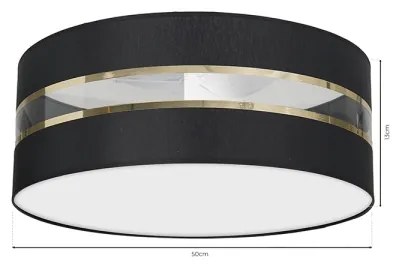 Mennyezeti lámpa ULTIMO 3xE27/60W/230V fekete