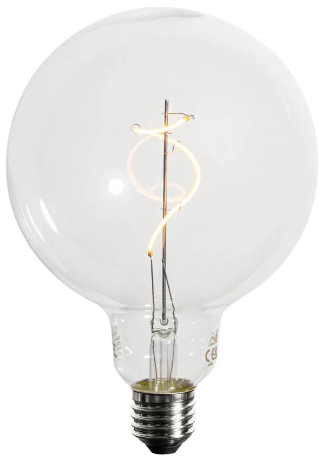 5 db E27 Dimmelhető LED Spirál Filament G125 4W 270lm 2200K