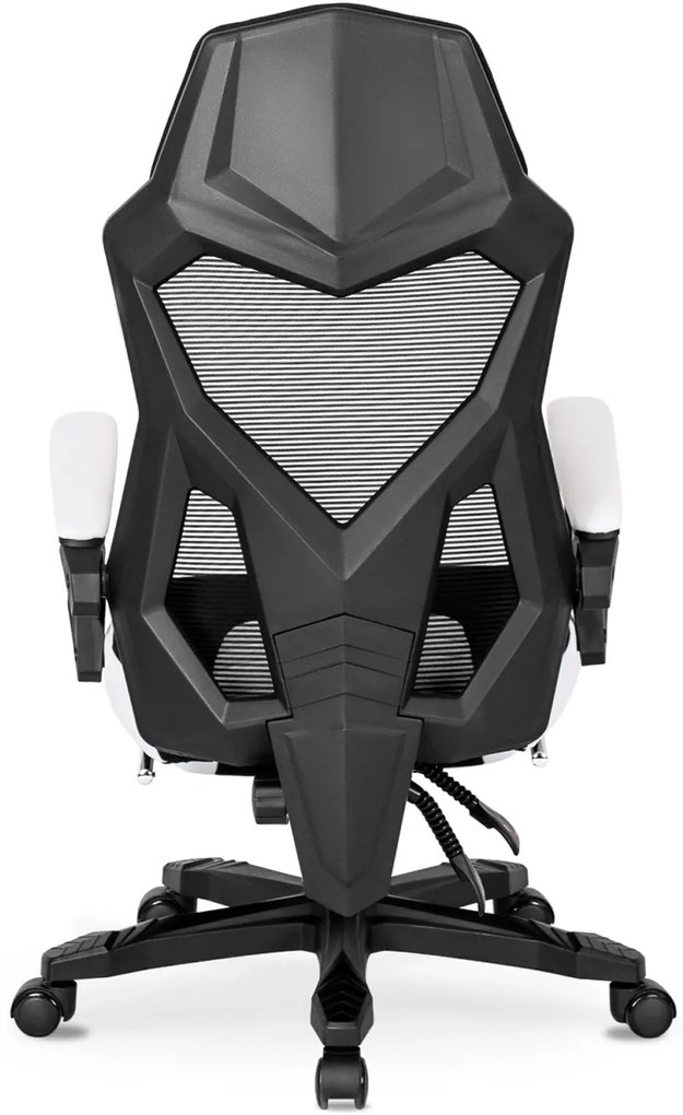 Gamer Forgószék Fekete/Fehér Színben. Teherbírás: 150 kg. BING