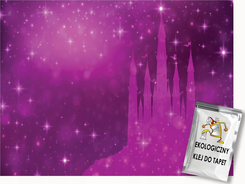 Fotótapéta Flizelina Gyerekeknek Kastély Palota Rózsaszín 250x175 ragasztó