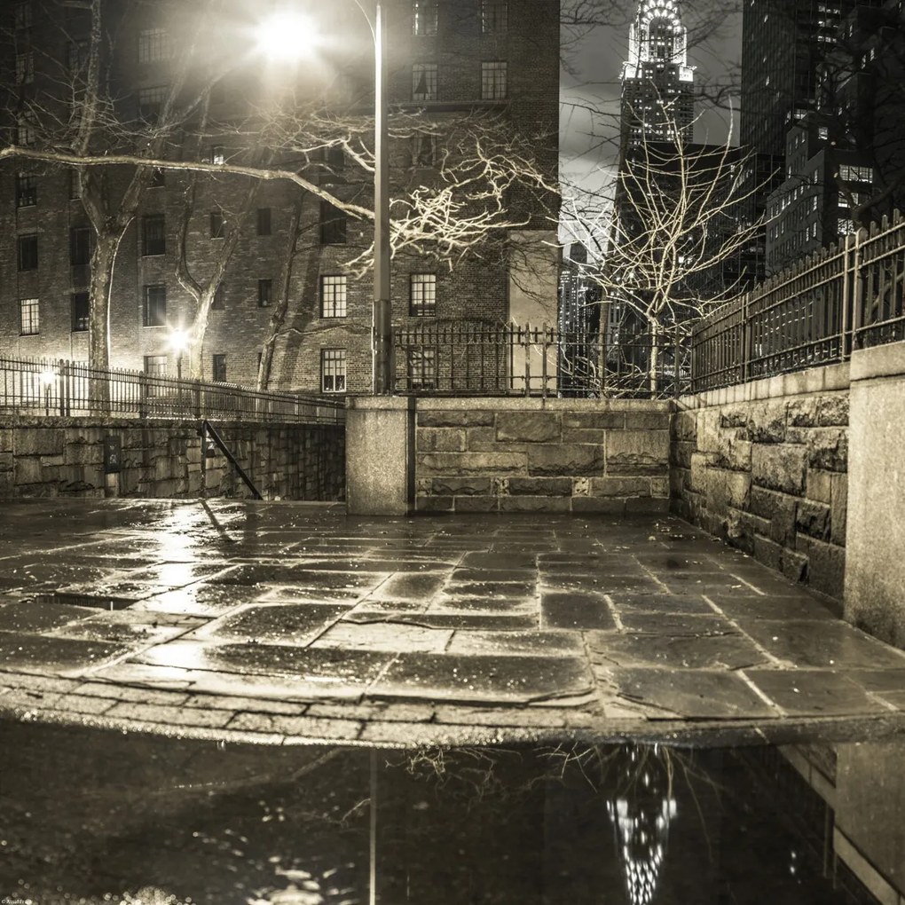 Poszter 50x50cm Chrysler Building New York 6, Assaf Frank