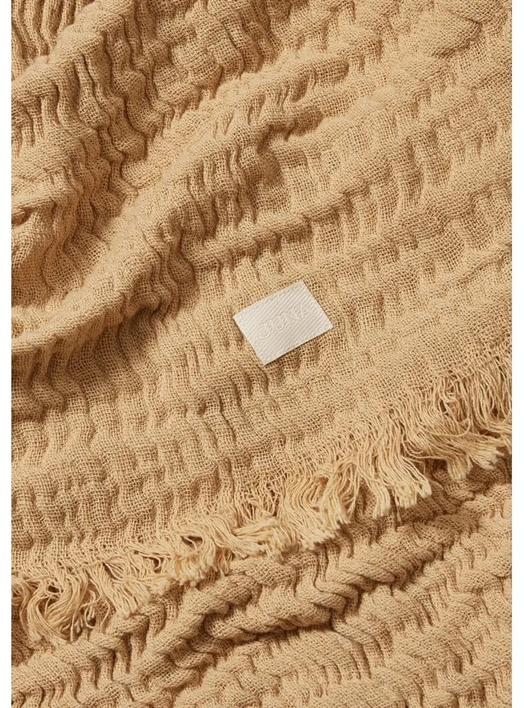 Bézs ágytakaró franciaágyra 240x260 cm Reloved – JUNA