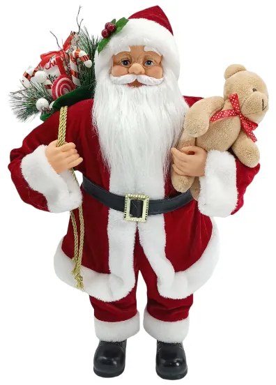 Hagyományos Santa Claus dekoráció 60cm